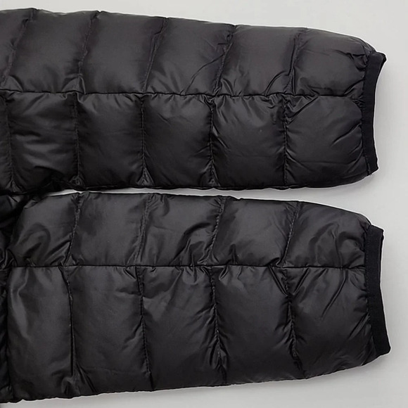 Eddie Bauer Women's Black Down Puffer  Jacket Full Zip Water Repellant Size S - Picture 6 of 16